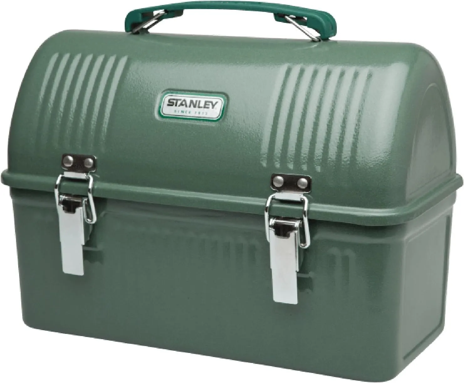 Stanley Classic Lunch Box 10 qt | Vintage Metal Lunchbox | Durable Meal Container with Handle and Latch | Stores Food, Drinks, Thermos, Water Bottle