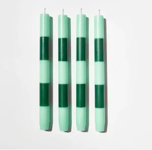 Stripe Candle Pack | Jade   Green | Fazeek