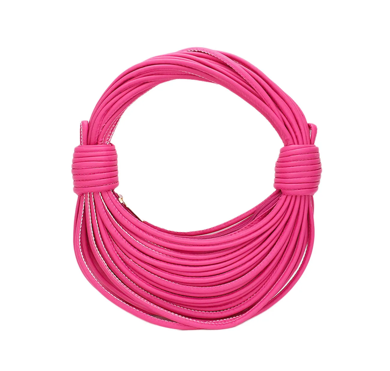 Stunning Multi Wire Cord Knot Handbag