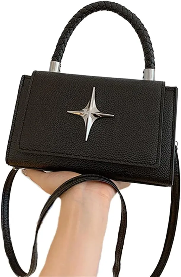Stylish Small Square Handbag PU Shoulder Bag Elegant & Versatile Crossbody Bag Minimalists for Fashionable Women