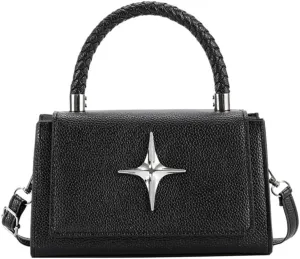 Stylish Small Square Handbag PU Shoulder Bag Elegant & Versatile Crossbody Bag Minimalists for Fashionable Women