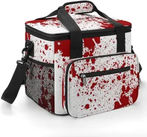 Summer Seashells Starfish 22.5L Waterproof Soft Cooler Bag Beach Wooden Insulated Lunch Box for Camping Fishing Beach Road Trips