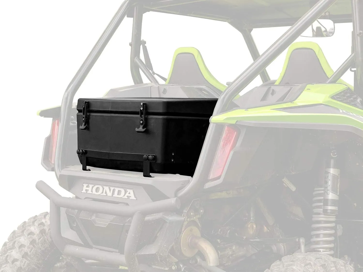 SuperATV Heavy Duty Rear Insulated UTV Cooler/Cargo Box for 2019  Honda Talon 1000R /1000X / 2020  Honda Talon 1000X-4 | Multi Function Storage w/Mounting Kit | Sealed Lid Keeps Ice in & Mud Out!