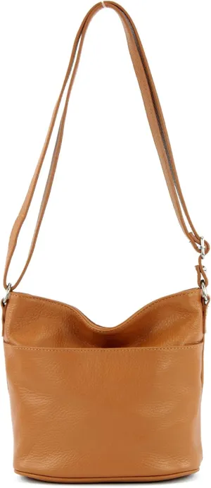 T198 - Italian shoulder bag small made of leather