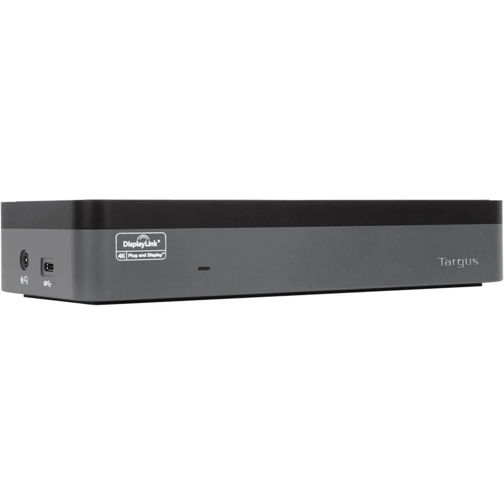 Targus USB-C Universal Quad 4K (QV4K) Docking Station with 100W Power Delivery (Black)