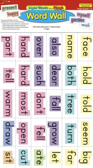 Teacher Created Resources Sight Words in a Flash Word Walls, Grades 1-2 (discontinued)
