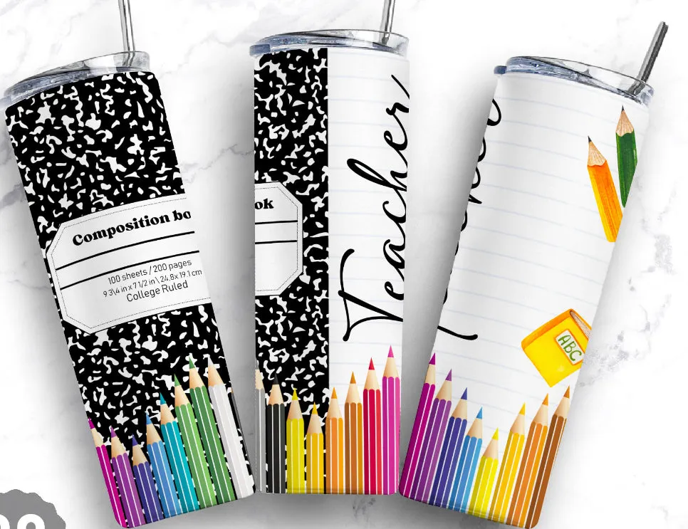Teacher Notebook 20oz Tumbler