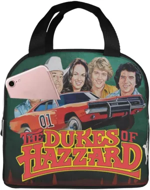 The Dukes Funny of Movie Hazzard Insulated Lunch Bag Freezable Lunch Tote Bag band Cooler Lunch Box for Outdoor