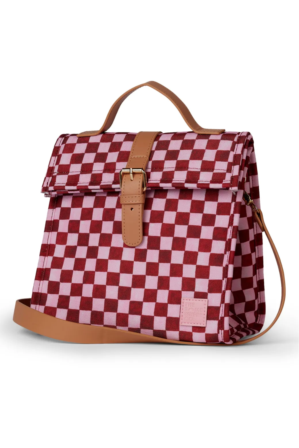 The Somewhere Co Crimson Haze Lunch Satchel
