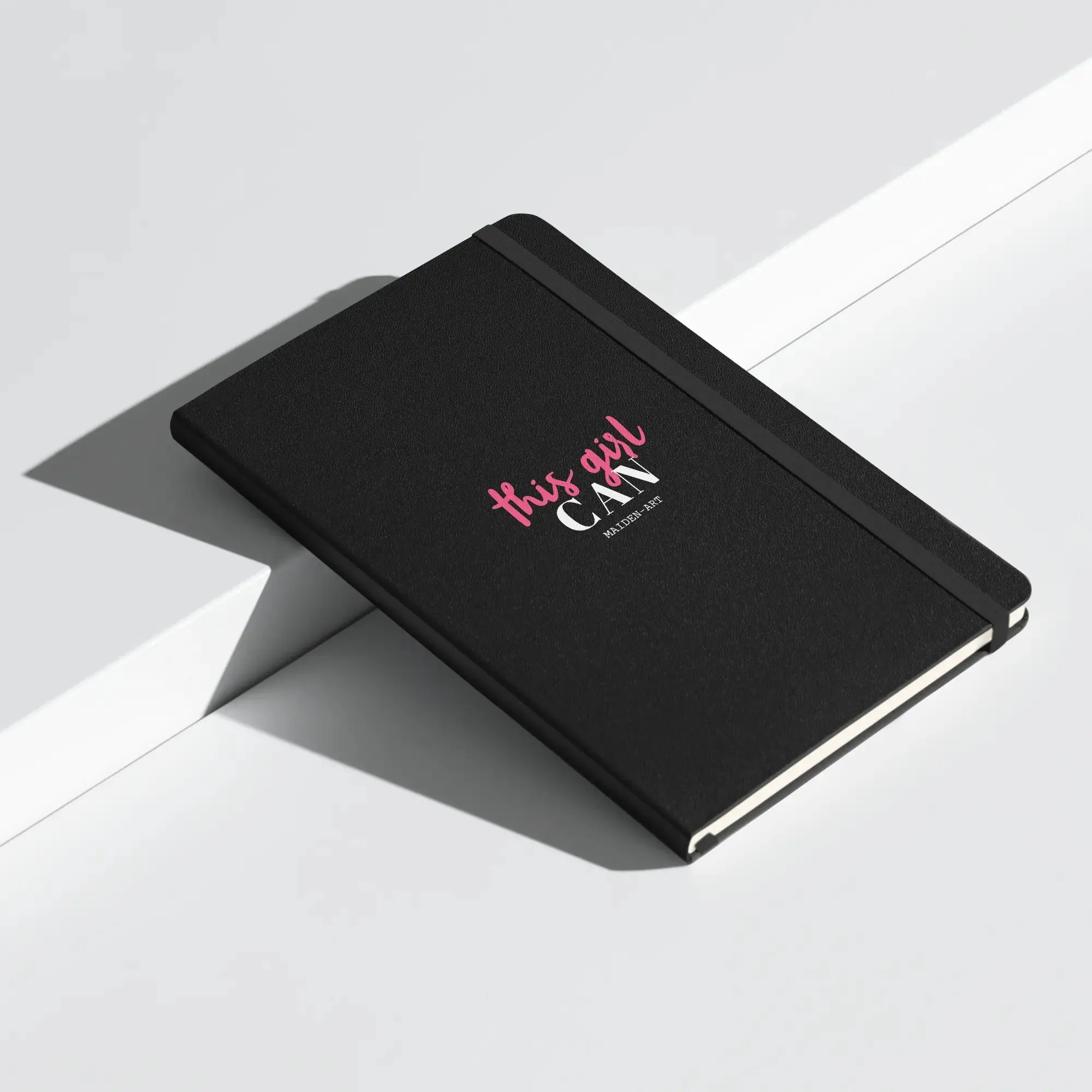 This Girl Can Hardcover bound notebook - JournalBook - stationary