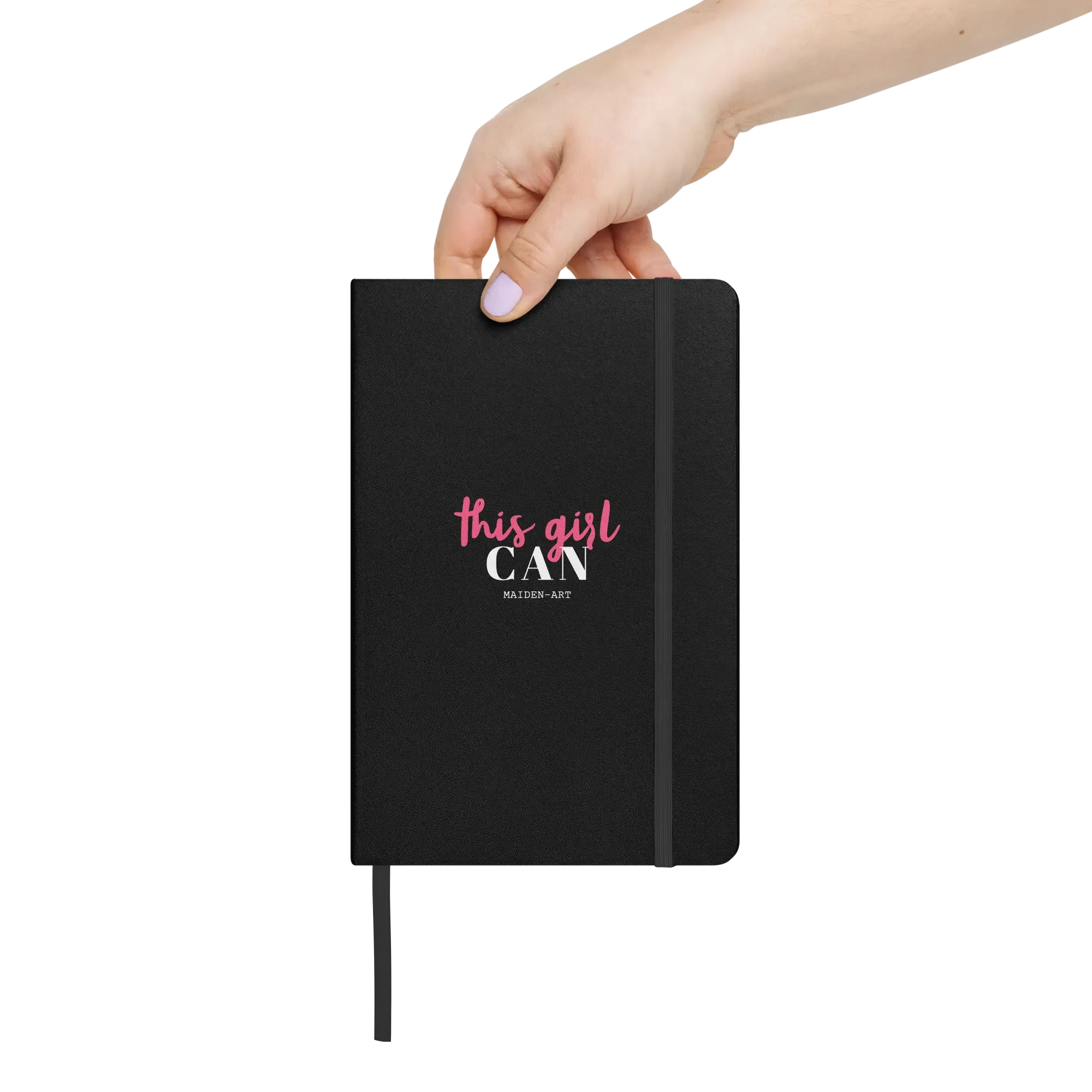 This Girl Can Hardcover bound notebook - JournalBook - stationary