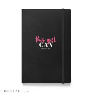 This Girl Can Hardcover bound notebook - JournalBook - stationary