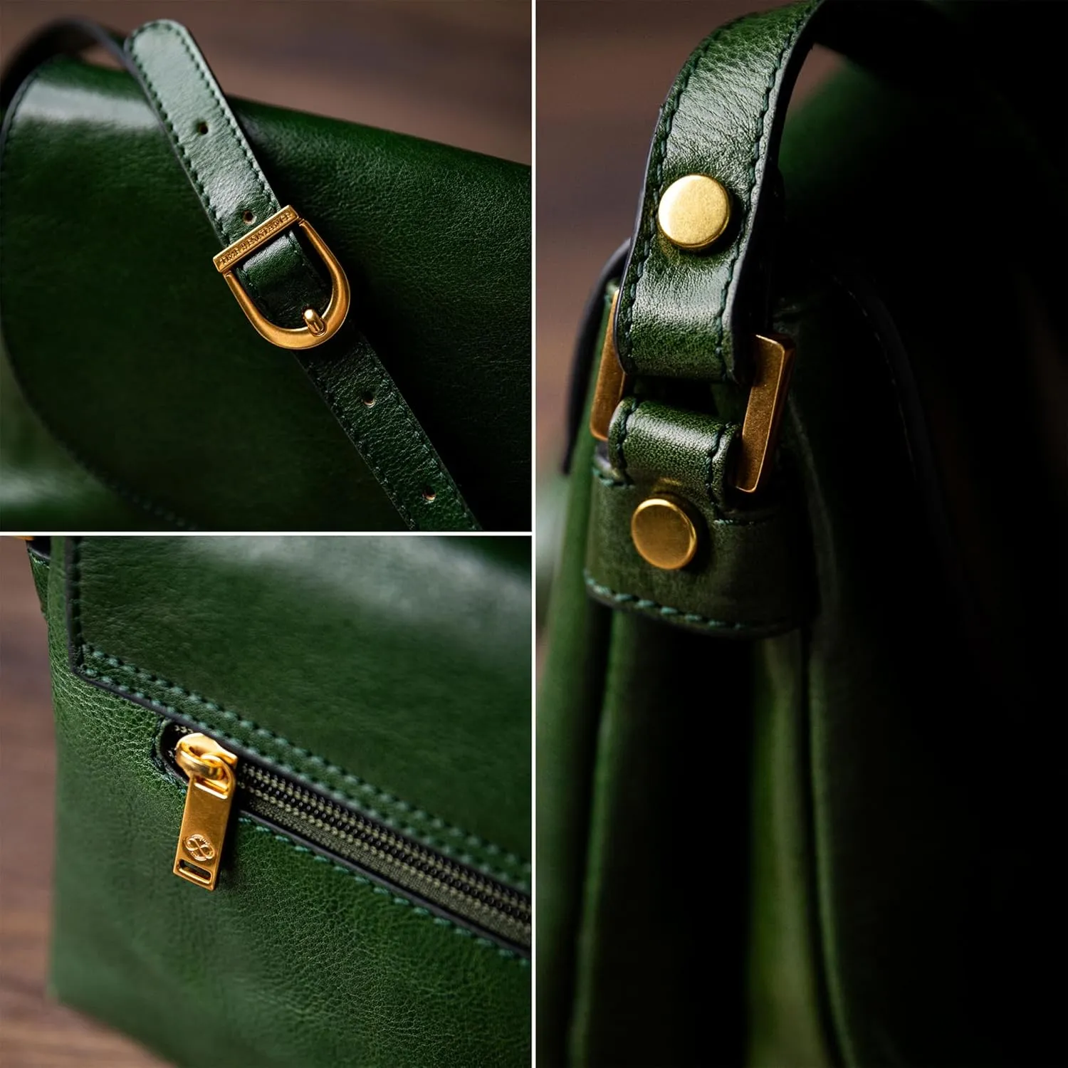 Time Resistance Leather Cross Body Bag for Women - Handbag - Shoulder Bag - Messenger - Purse
