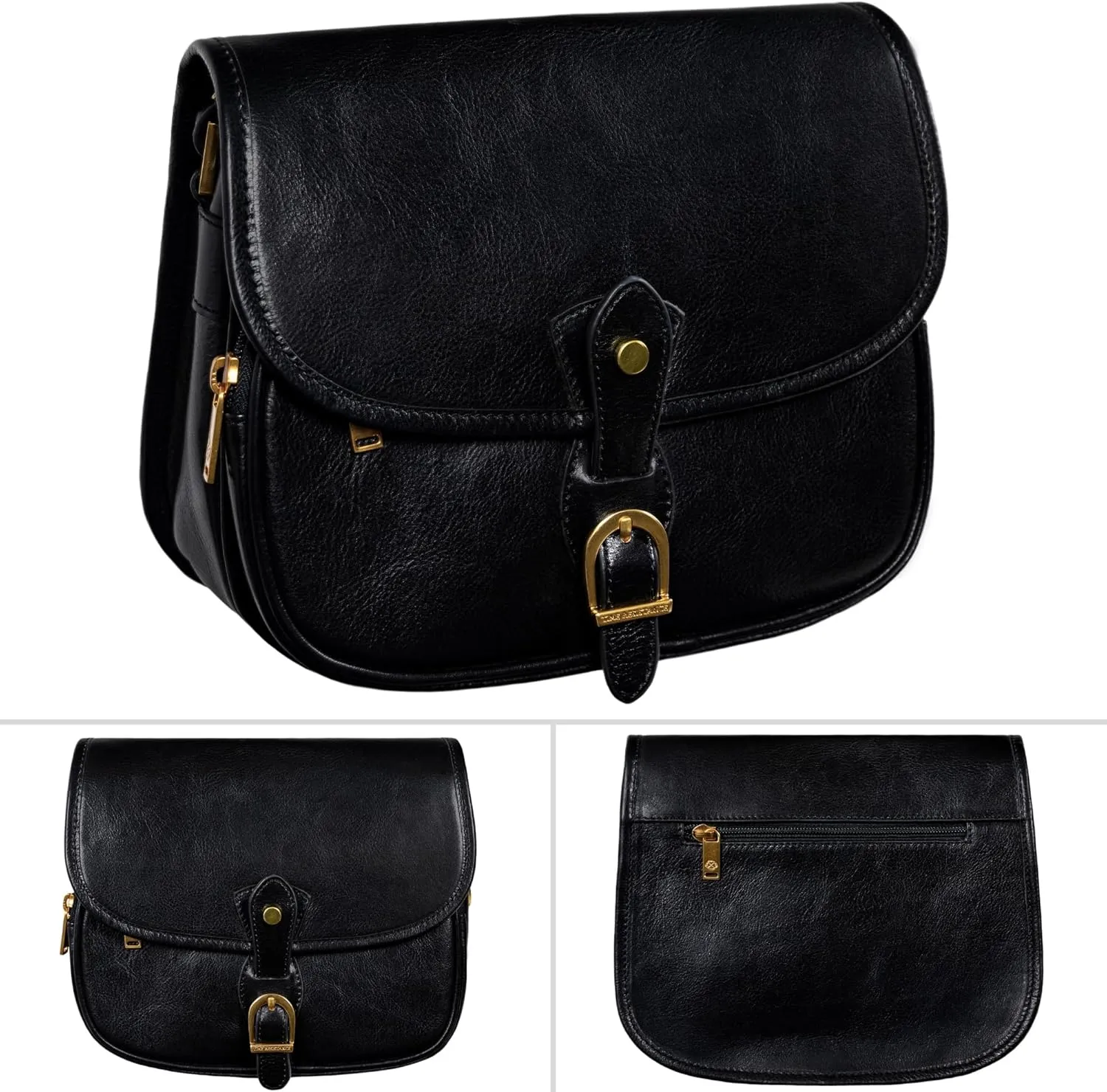 Time Resistance Leather Cross Body Bag for Women - Handbag, Shoulder, Messenger, Purse