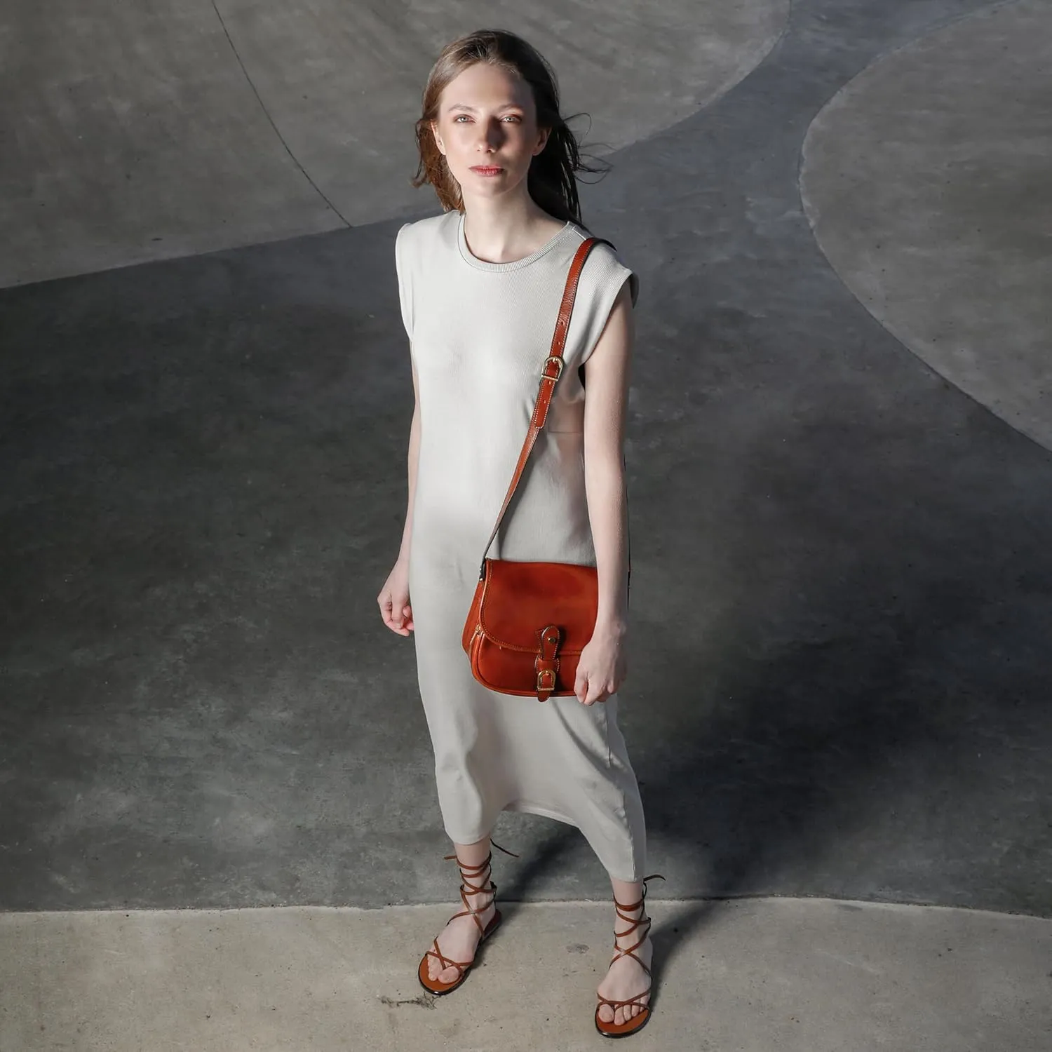 Time Resistance Leather Cross Body Bag for Women - Handbag, Shoulder, Messenger, Purse