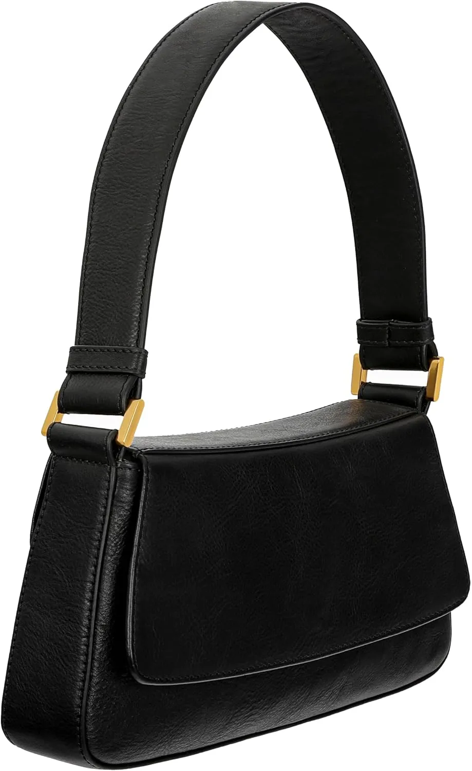 Time Resistance Leather Handbag - Full-Grain Leather Purse for Women - Shoulder Bag Made in Italy
