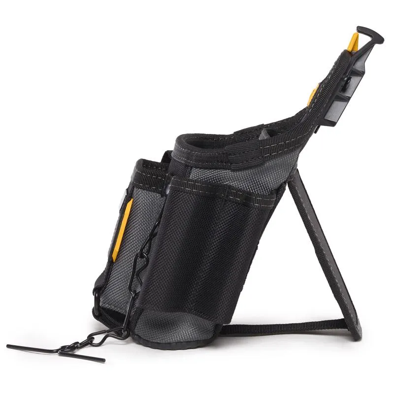 ToughBuilt 7.5 in. W X 13.5 in. H Polyester Electrician's Pouch 13 pocket Black/Gray 1 pc