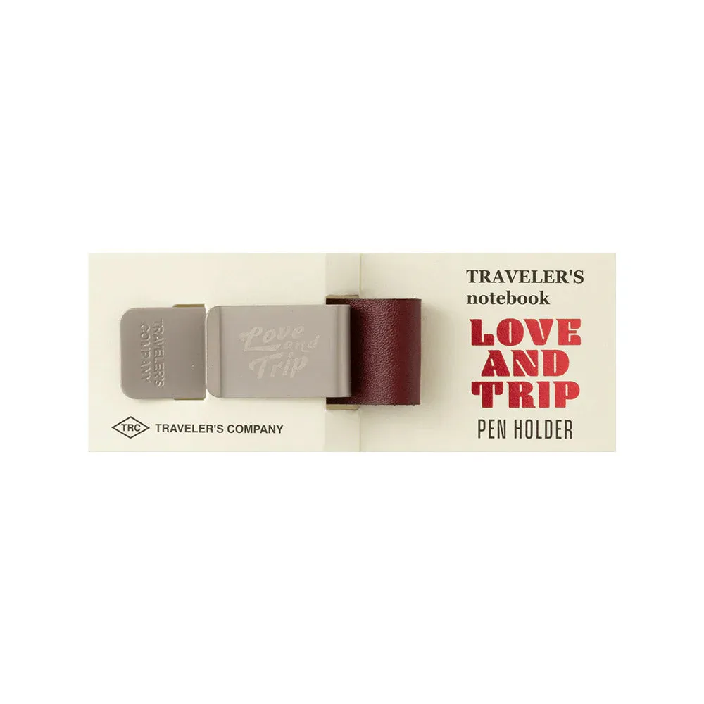Traveler's Company Traveler's Notebook Limited Edition - LOVE AND TRIP - Pen Holder
