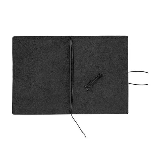 Traveler's Company Traveler's Notebook Starter Kit - Black Leather - Passport Size