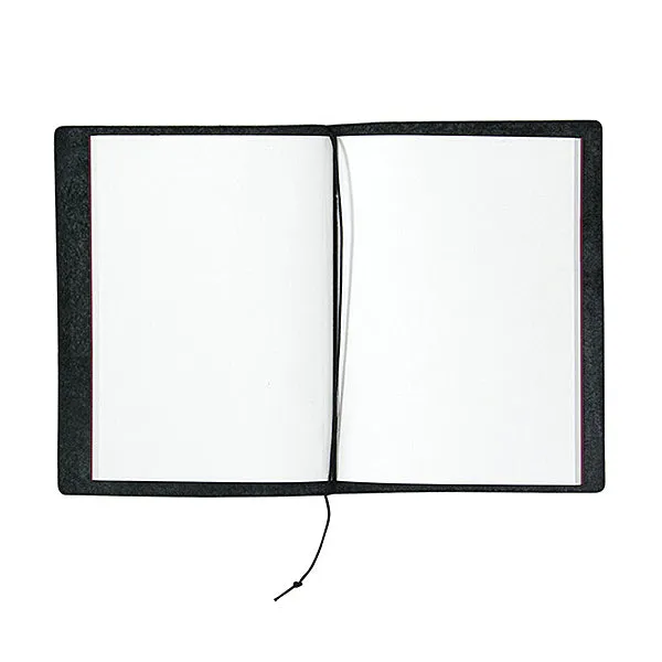 Traveler's Company Traveler's Notebook Starter Kit - Black Leather - Passport Size