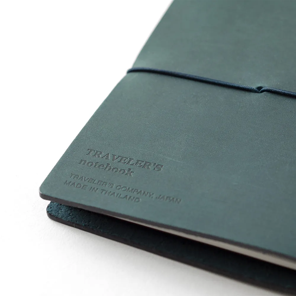 Traveler's Company Traveler's Notebook Starter Kit - Blue Leather - Passport Size