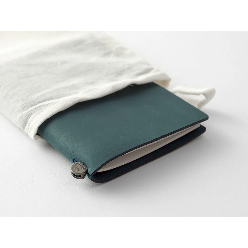 Traveler's Company Traveler's Notebook Starter Kit - Blue Leather - Passport Size