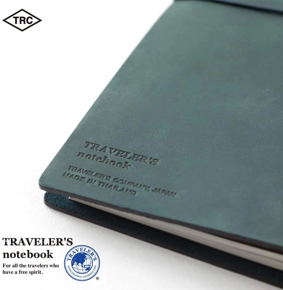 Traveler's Company Traveler's Notebook Starter Kit - Blue Leather - Regular Size