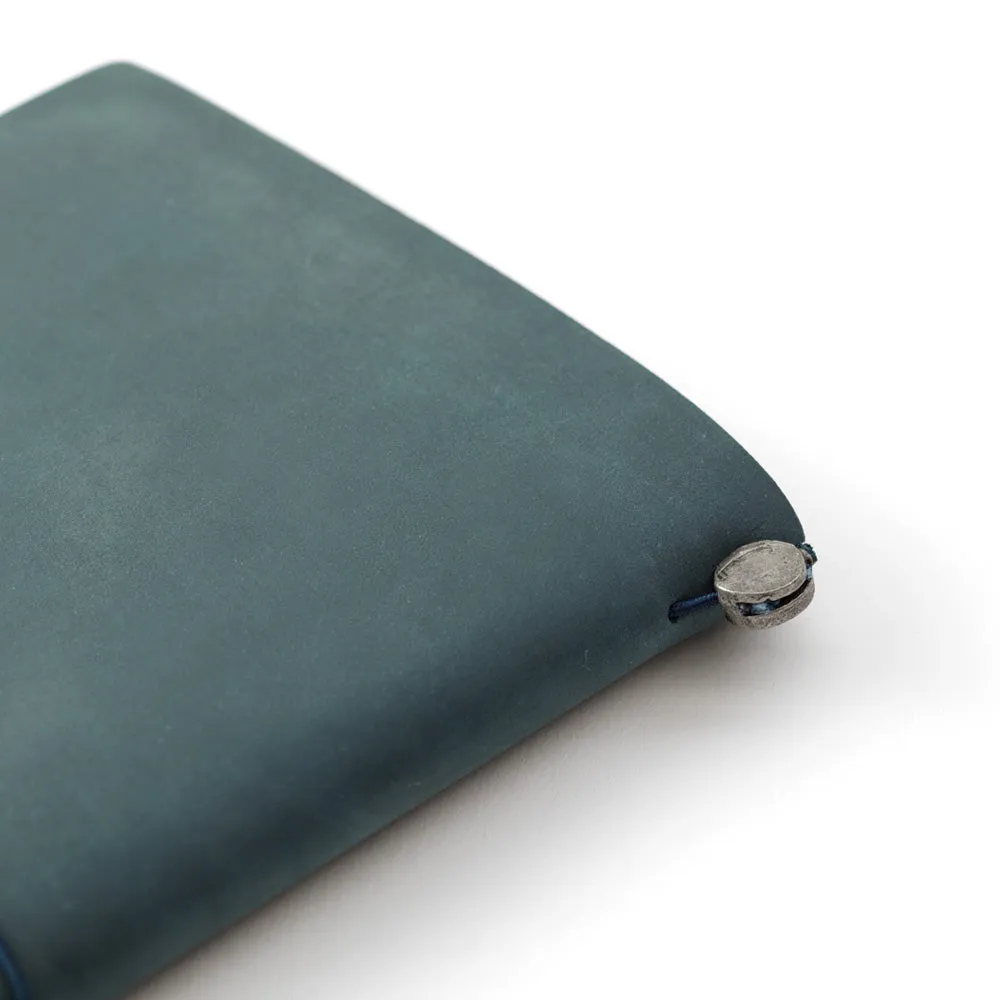 Traveler's Company Traveler's Notebook Starter Kit - Blue Leather - Regular Size