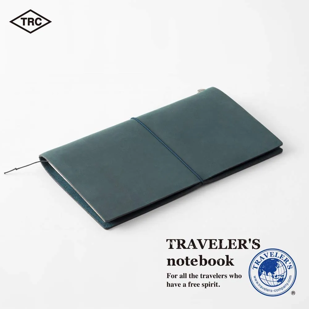 Traveler's Company Traveler's Notebook Starter Kit - Blue Leather - Regular Size