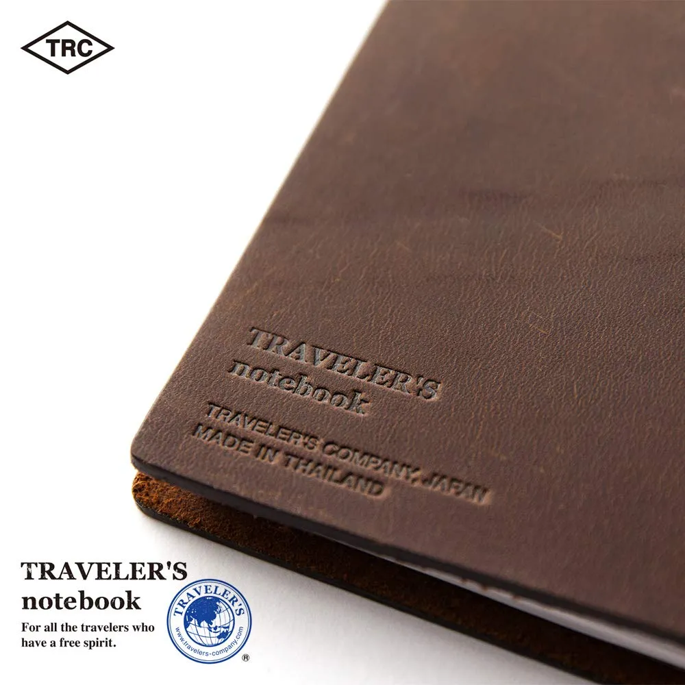 Traveler's Company Traveler's Notebook Starter Kit - Brown Leather - Passport Size