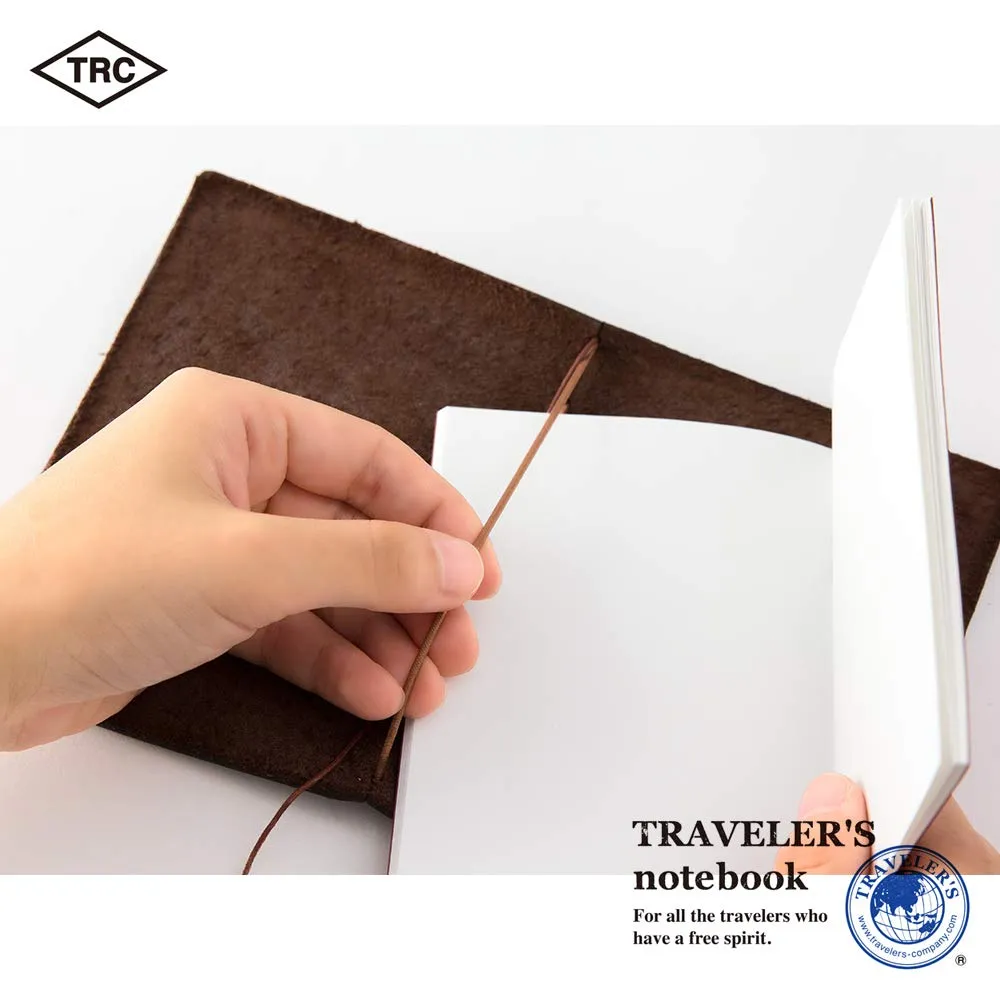 Traveler's Company Traveler's Notebook Starter Kit - Brown Leather - Passport Size