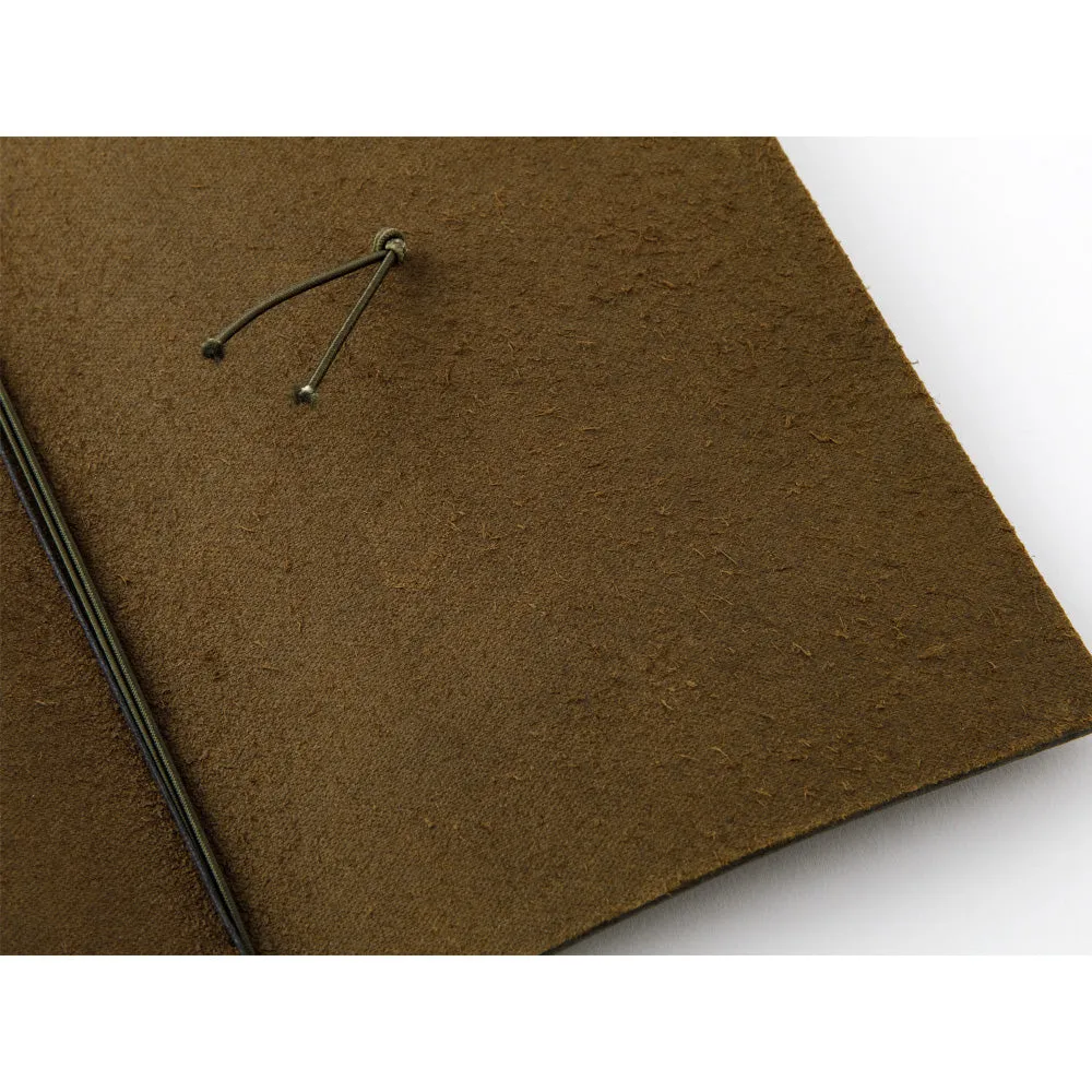 Traveler's Company Traveler's Notebook Starter Kit - Olive Leather - Regular Size