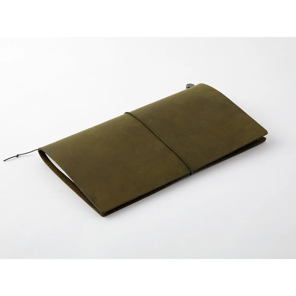 Traveler's Company Traveler's Notebook Starter Kit - Olive Leather - Regular Size
