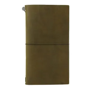 Traveler's Company Traveler's Notebook Starter Kit - Olive Leather - Regular Size