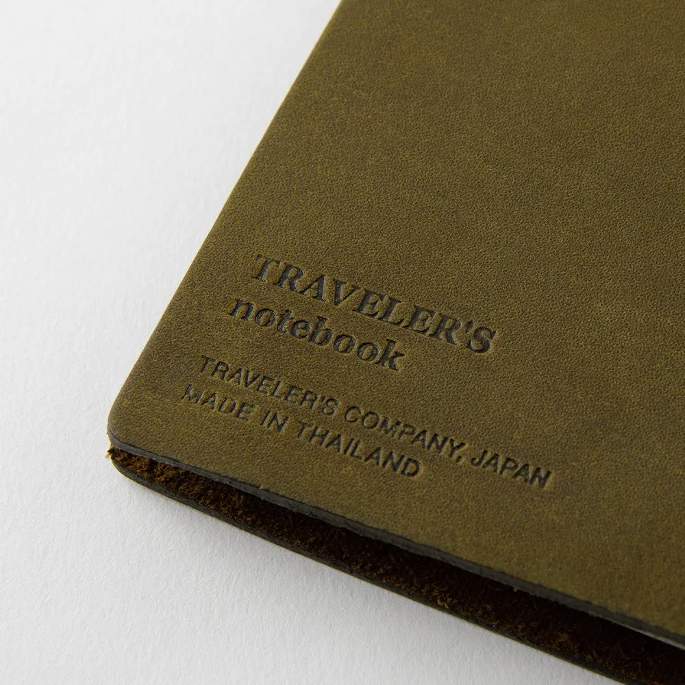 Traveler's Company Traveler's Notebook Starter Kit - Olive Leather - Regular Size