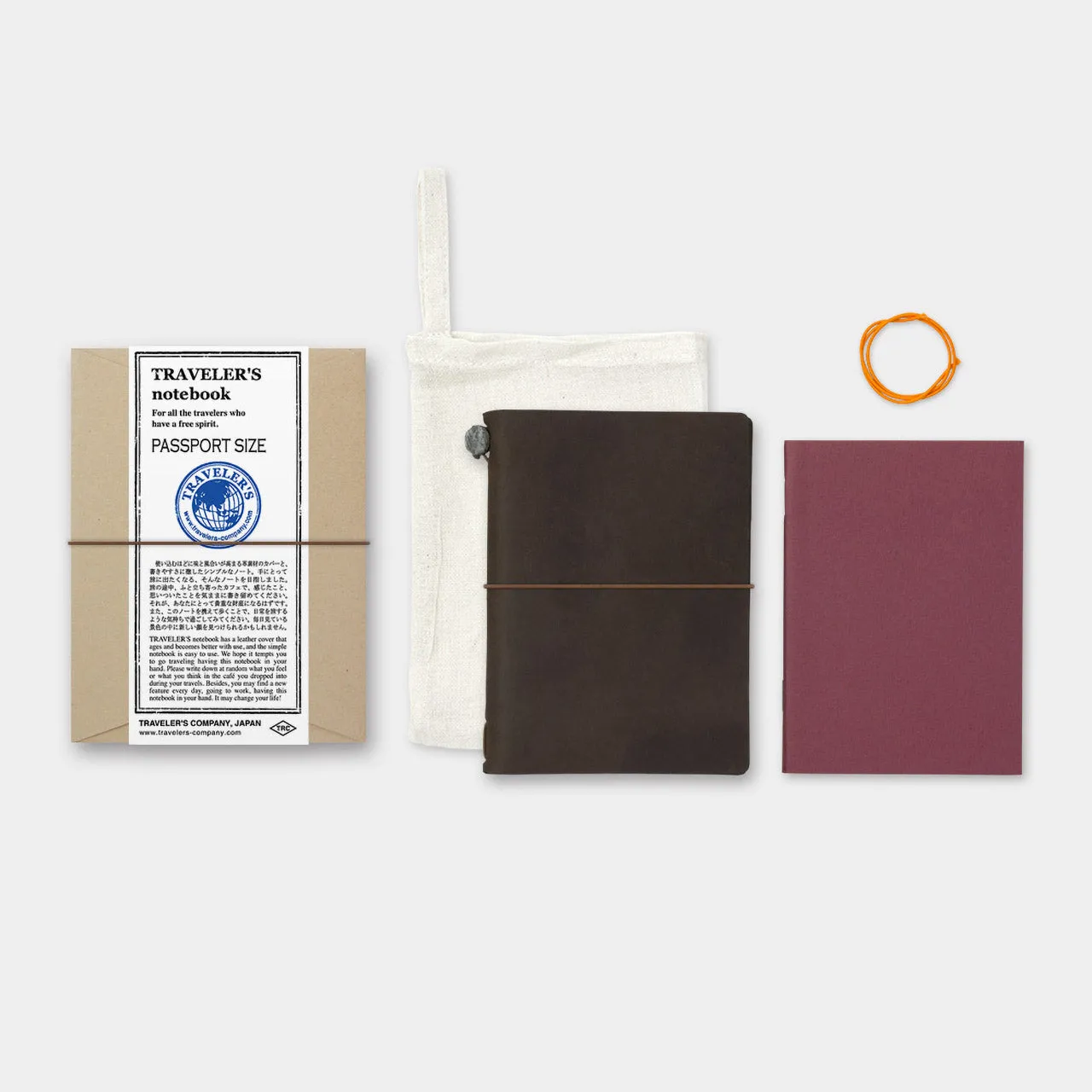 Traveler's Notebook Leather Cover Starter Set