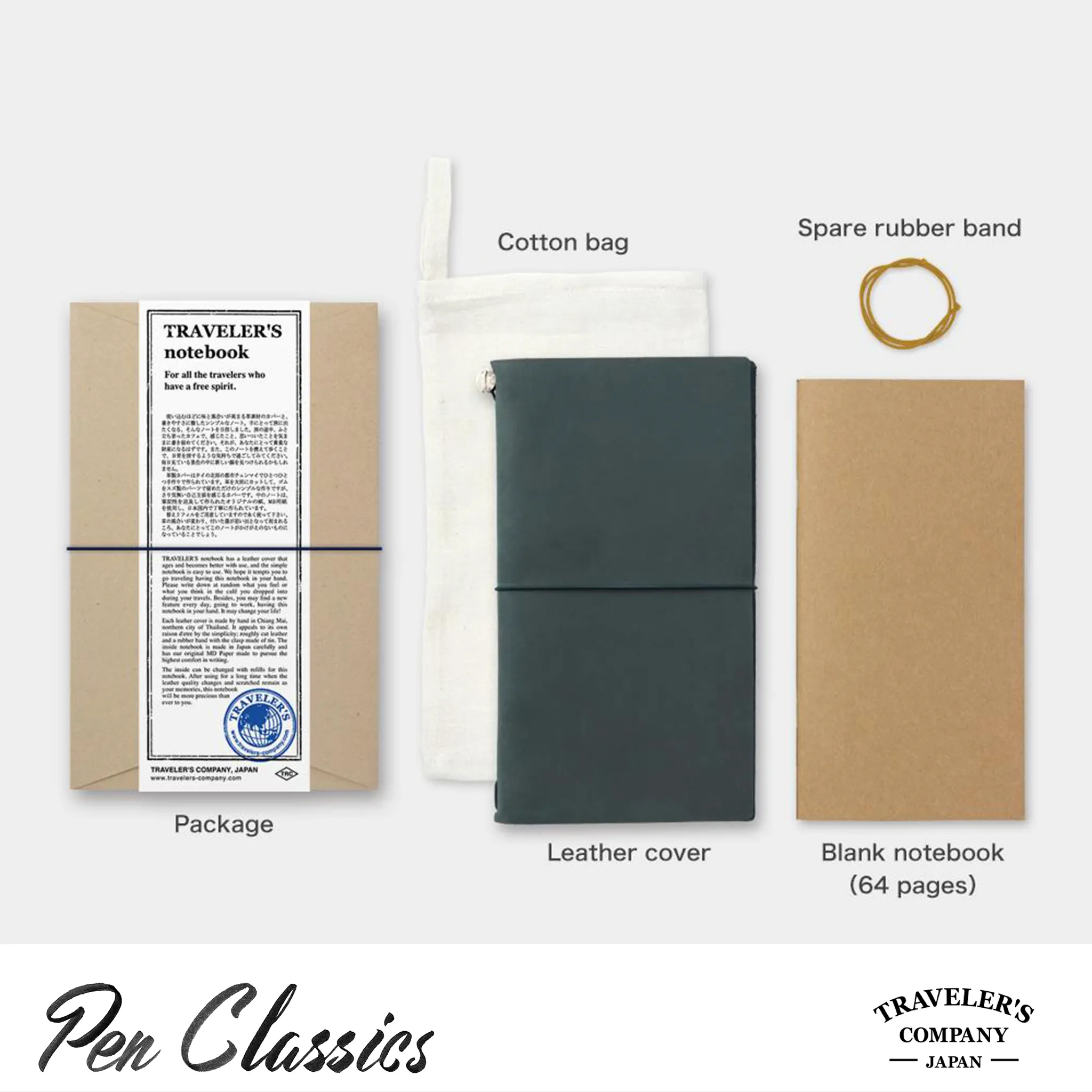 Traveler's Notebook Regular - Blue