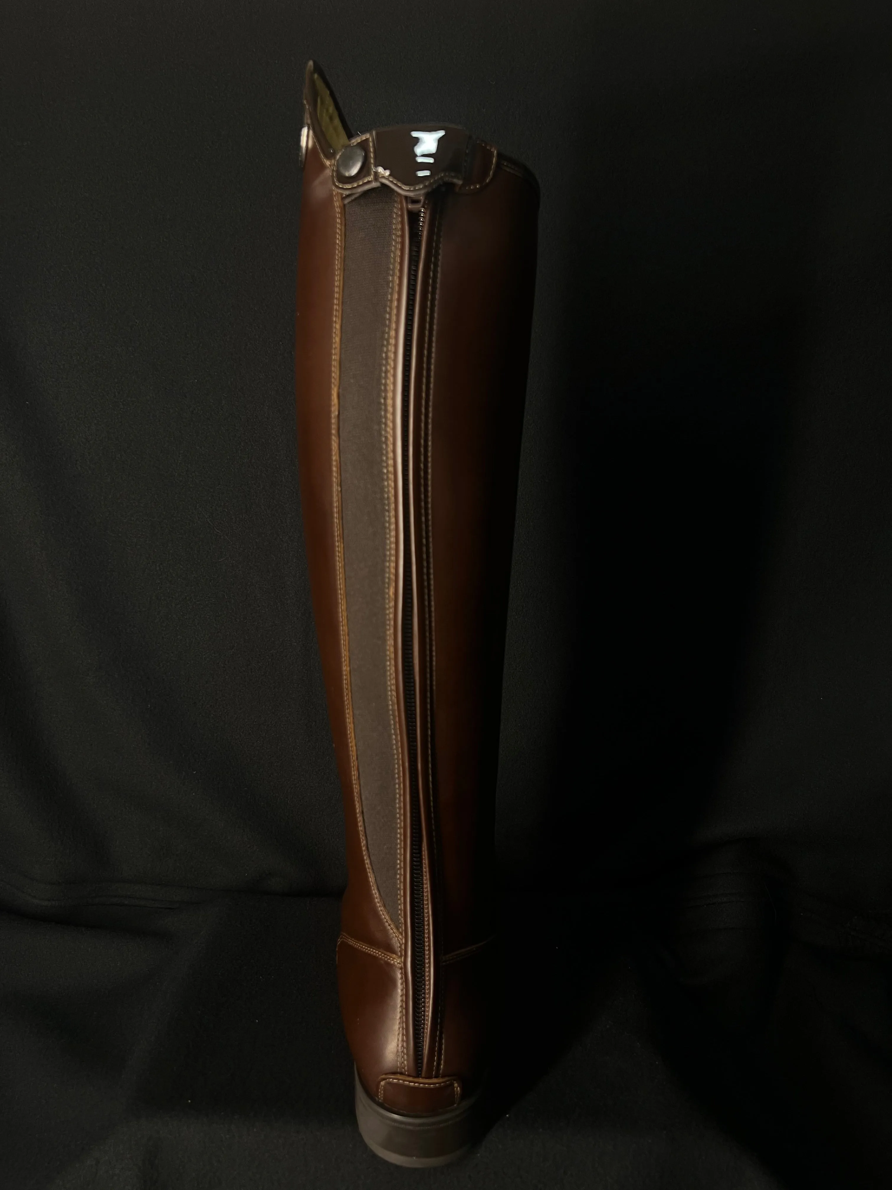 Tricolore Salentino 02 Custom Smooth Brown Lucido Moka Top Boots