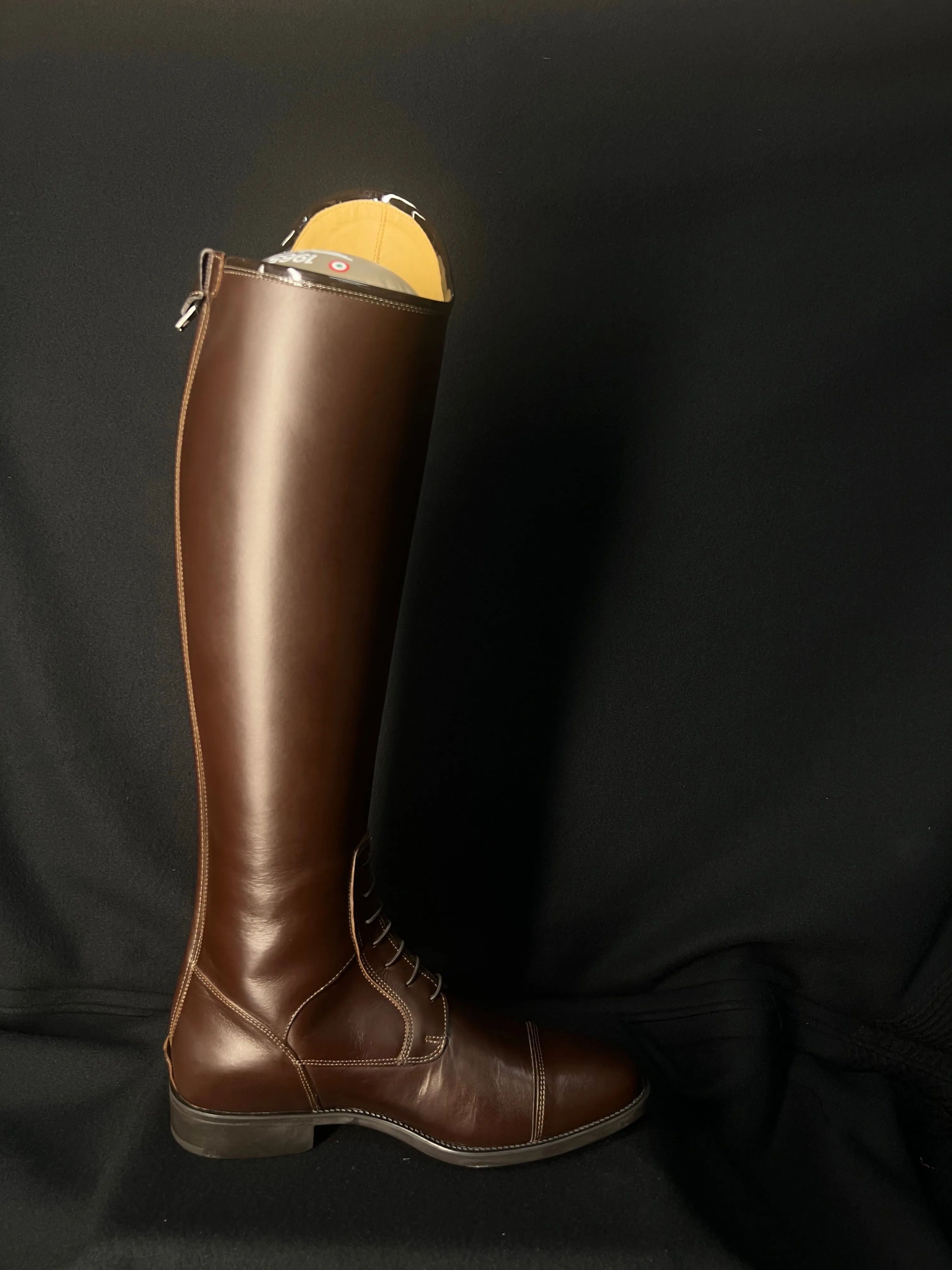 Tricolore Salentino 02 Custom Smooth Brown Lucido Moka Top Boots