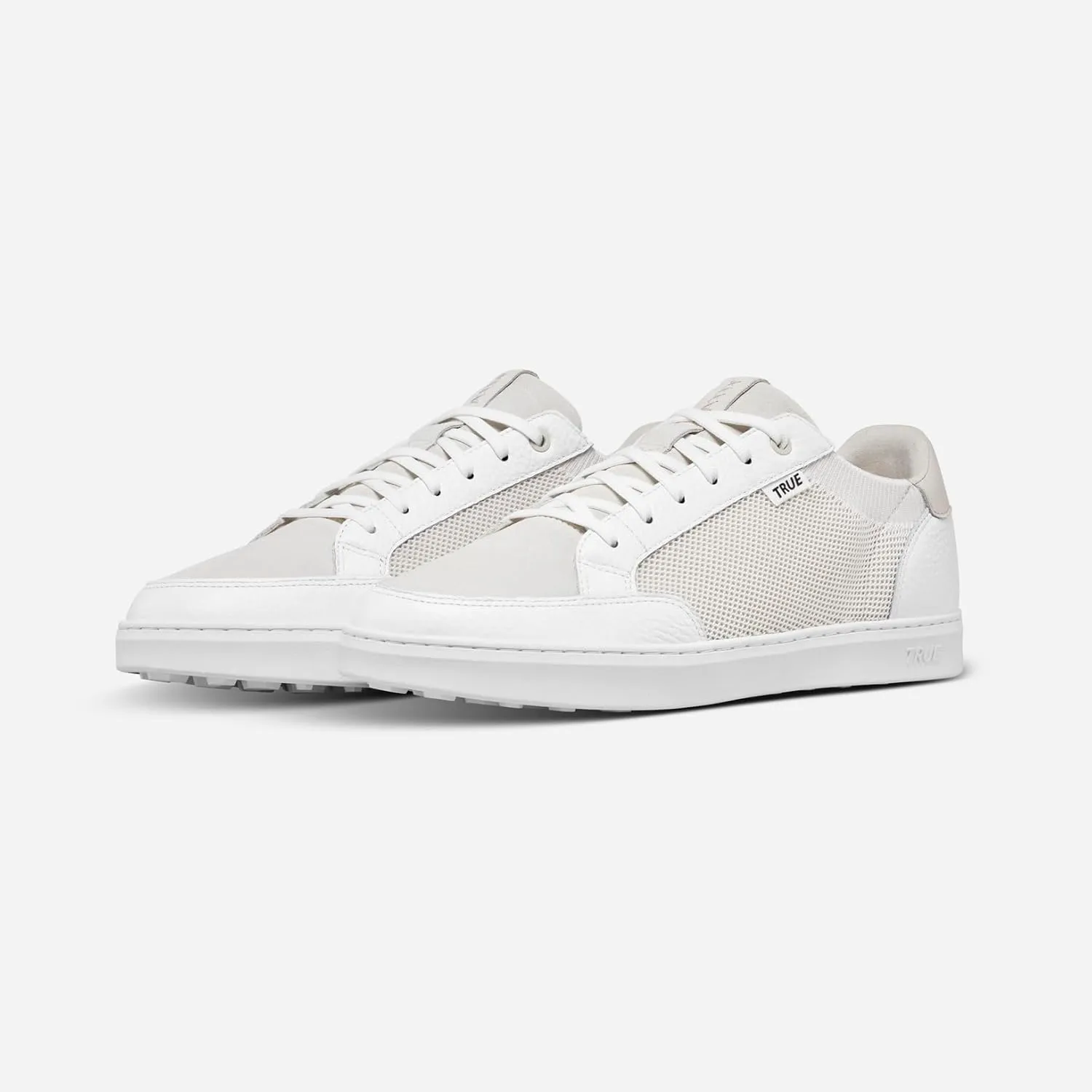 TRUE Linkswear FS-02 Mixed Media Men's Golf Shoes-Water Resistant Premium Full Grain Leather
