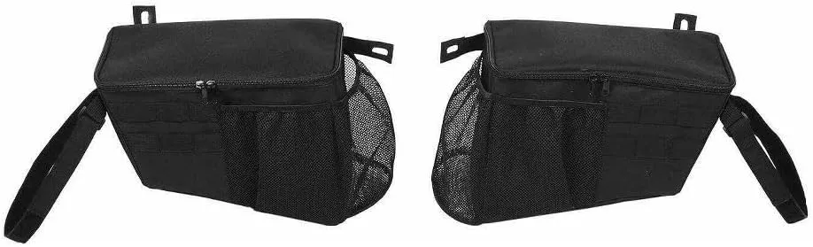Trunk Organizer Storage Bag Accessories 4Door Compatible with Jeep Wrangler Unlimited Moab 2018-2019 & Unlimited Rubicon/Unlimited Sahara/Unlimited Sport/Unlimited Sport S 2018-2020