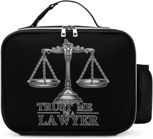 Trust Me I'm A Lawyer Insulated Lunch Box Reusable Lunch Bag Lunch Tote Bag for Travel Work Picnic