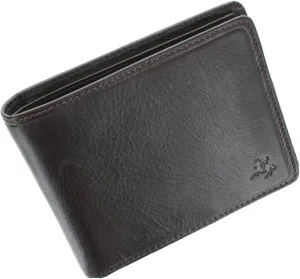 Tuscany Collection FRANCESCA Leather Wallet With RFID Protection TSC46 Black (Brown)