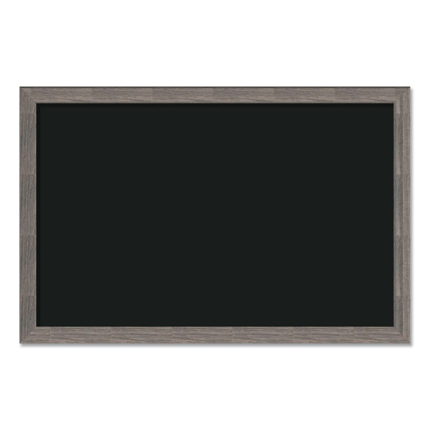 U Brands Magnetic Chalkboard with Rustic Frame, 36" x 24" (Actual Size: 35" x 23"), Black Surface, Brown Wood Frame