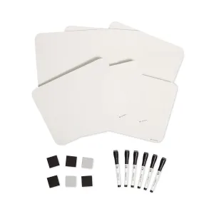 U Brands Single-Sided Dry Erase Lap Board, 12" x 9", White Surface