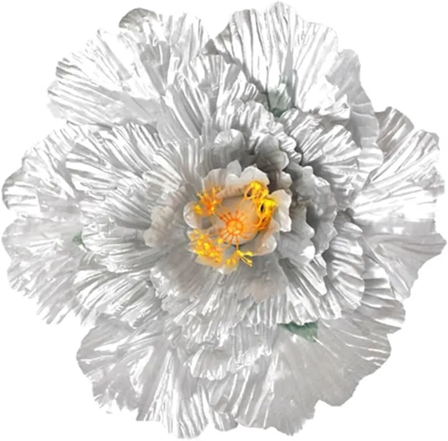 Umbrella Golden Peony Flower Prop Dance Prop Simulation Peony Flower Sports Meeting The Opening Ceremony Admission Prop Dance Hand Flower