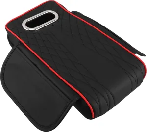 Universal Car Armrest Pad Storage Bag Central Armrest Cover Cushion for Car Interior Easy Access Tissue Box Holder