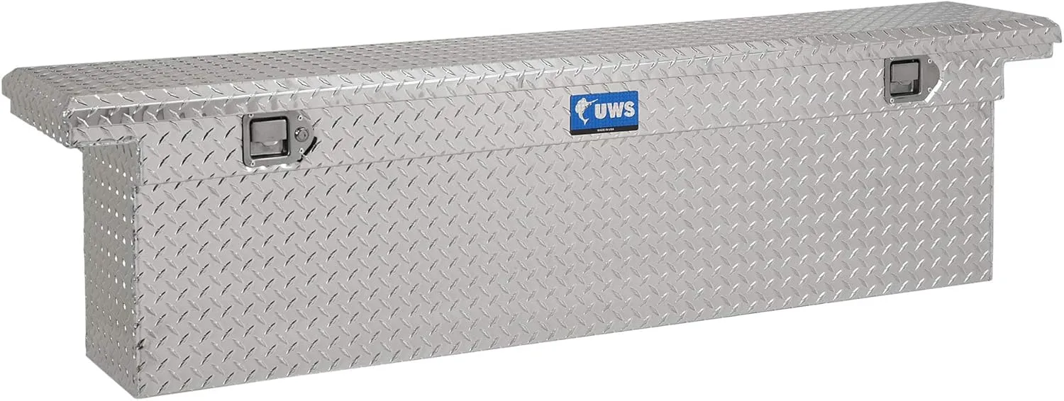 UWS EC10871 72-Inch Heavy-Wall Aluminum Deep Slim Truck Tool Box with Low Profile, RigidCore Lid