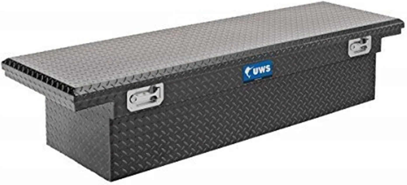 UWS TBS-69-LP-PH-MB Matte Black 69" Truck Tool Box, Low Profile, Pull Handles (LTL Shipping Only)