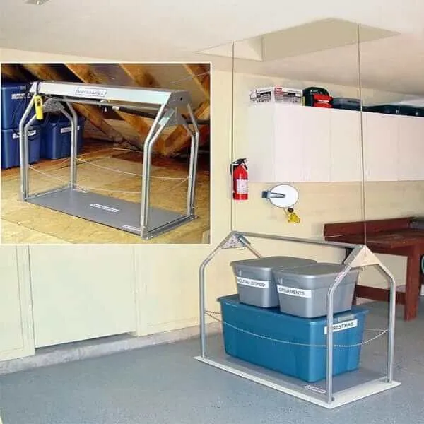 Versa Lift Model 24CHXX Corded Pendant 17-20 ft Attic Storage Lift